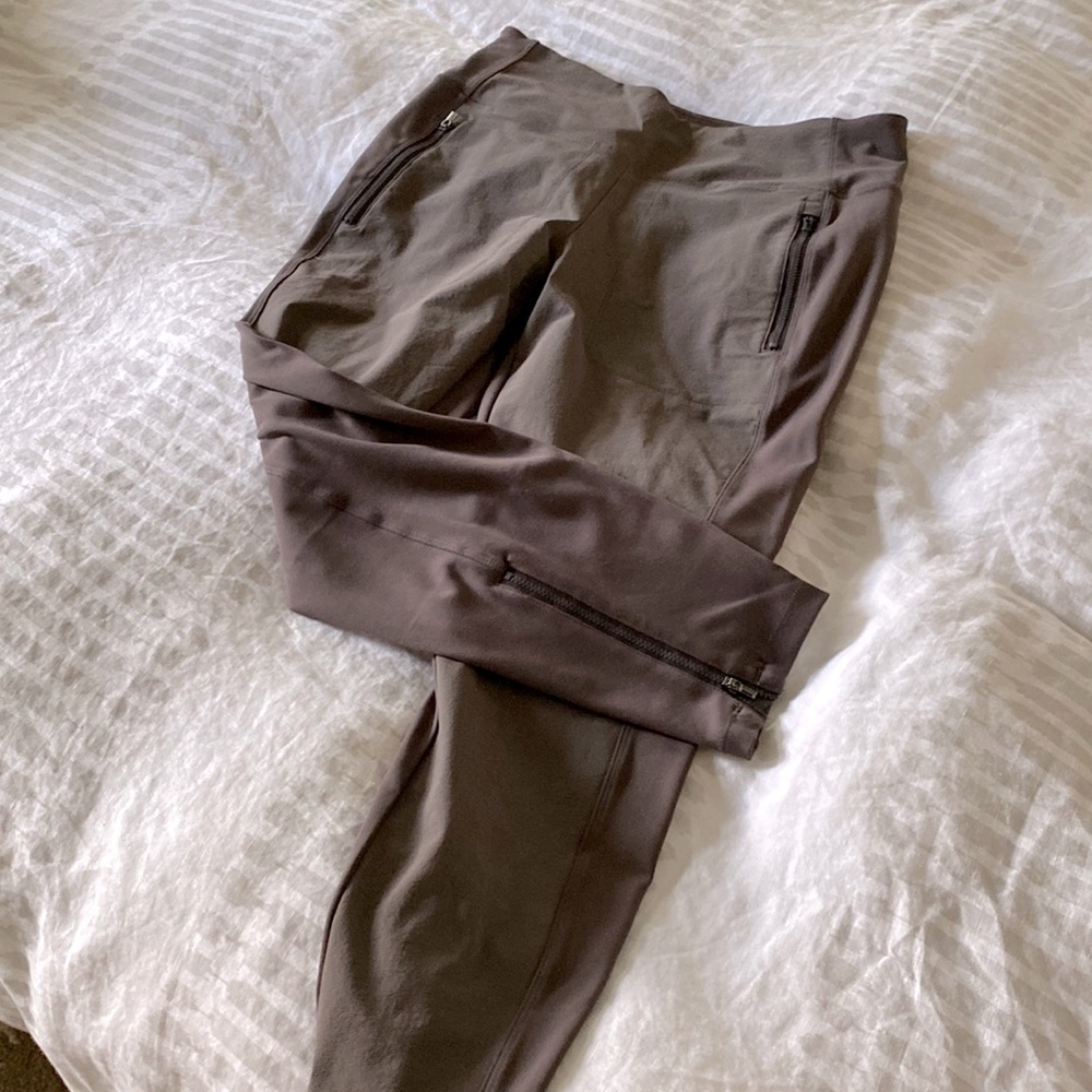 Brown-gray Athleta Headland Hybrid Tights